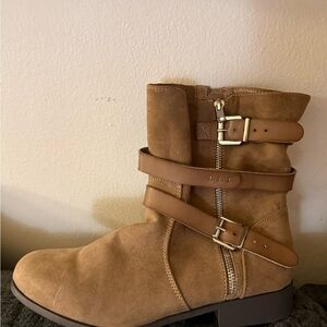 NWOT Lane Bryant Size 11 Tan Suede Women's Boots